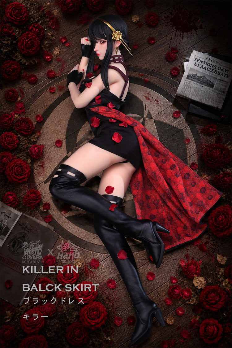 1:6 Killer in Black Skirt Seamless Action Figure