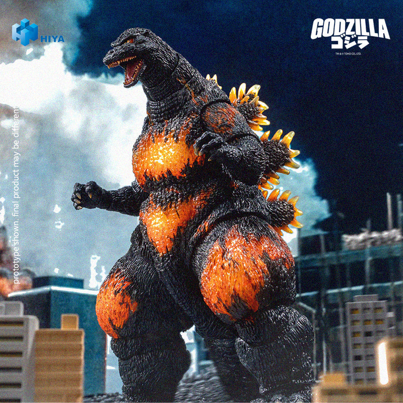 HIYA - Burning Godzilla 1995 Action Figure - inshobby.com