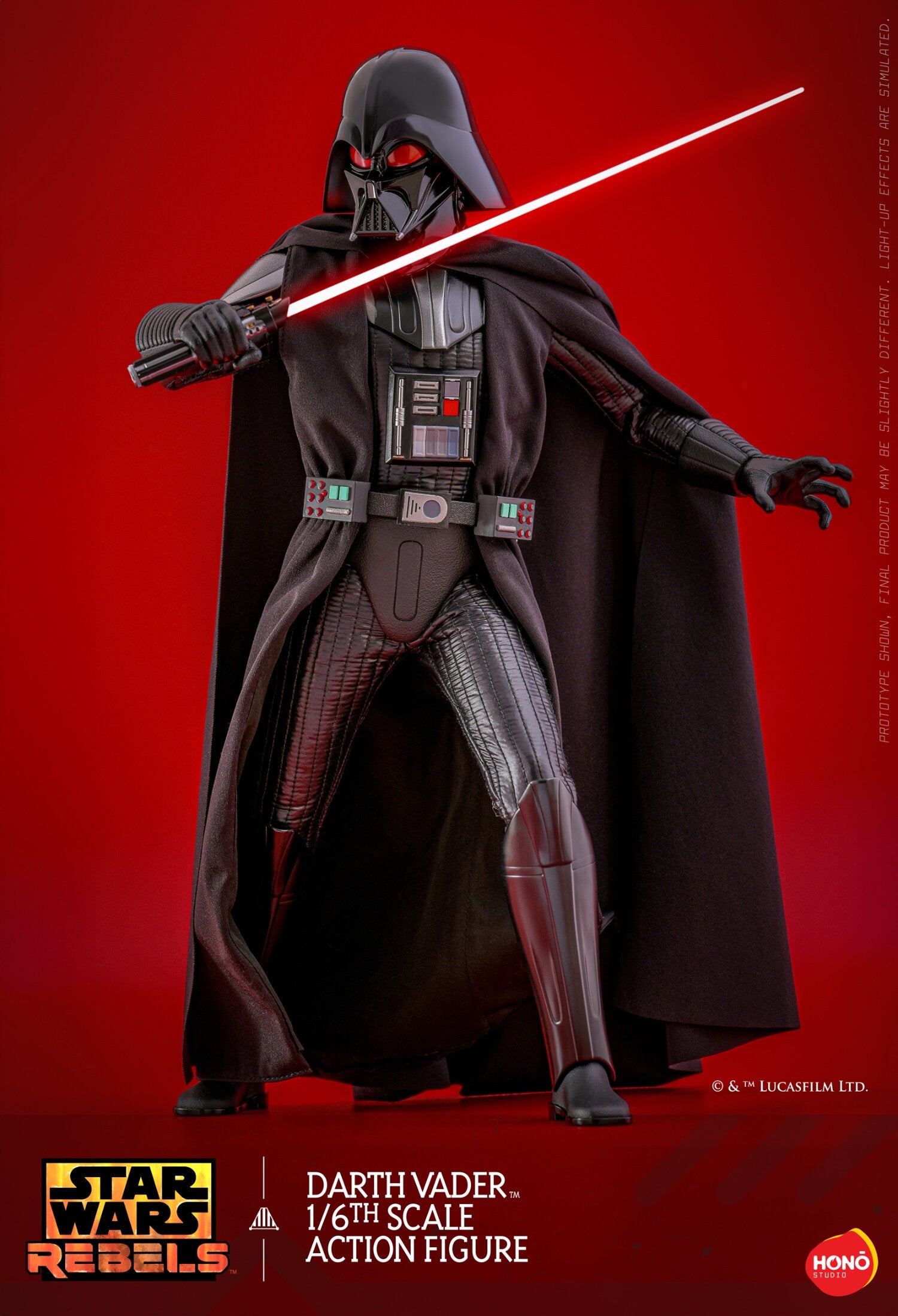 1:6 Darth Vader Star Wars Rebels Action Figure