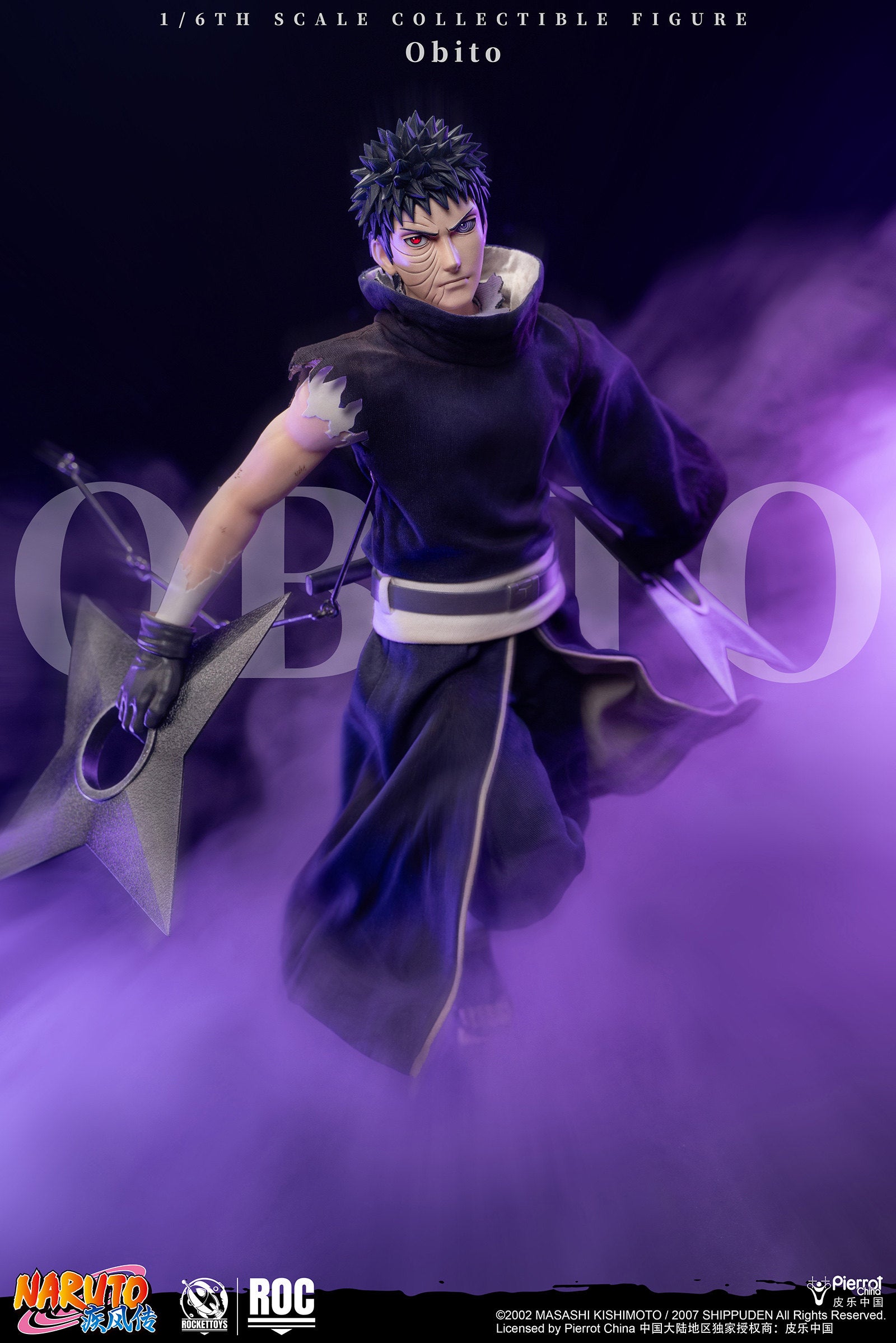 1:6 Uchiha Obito Action Figure