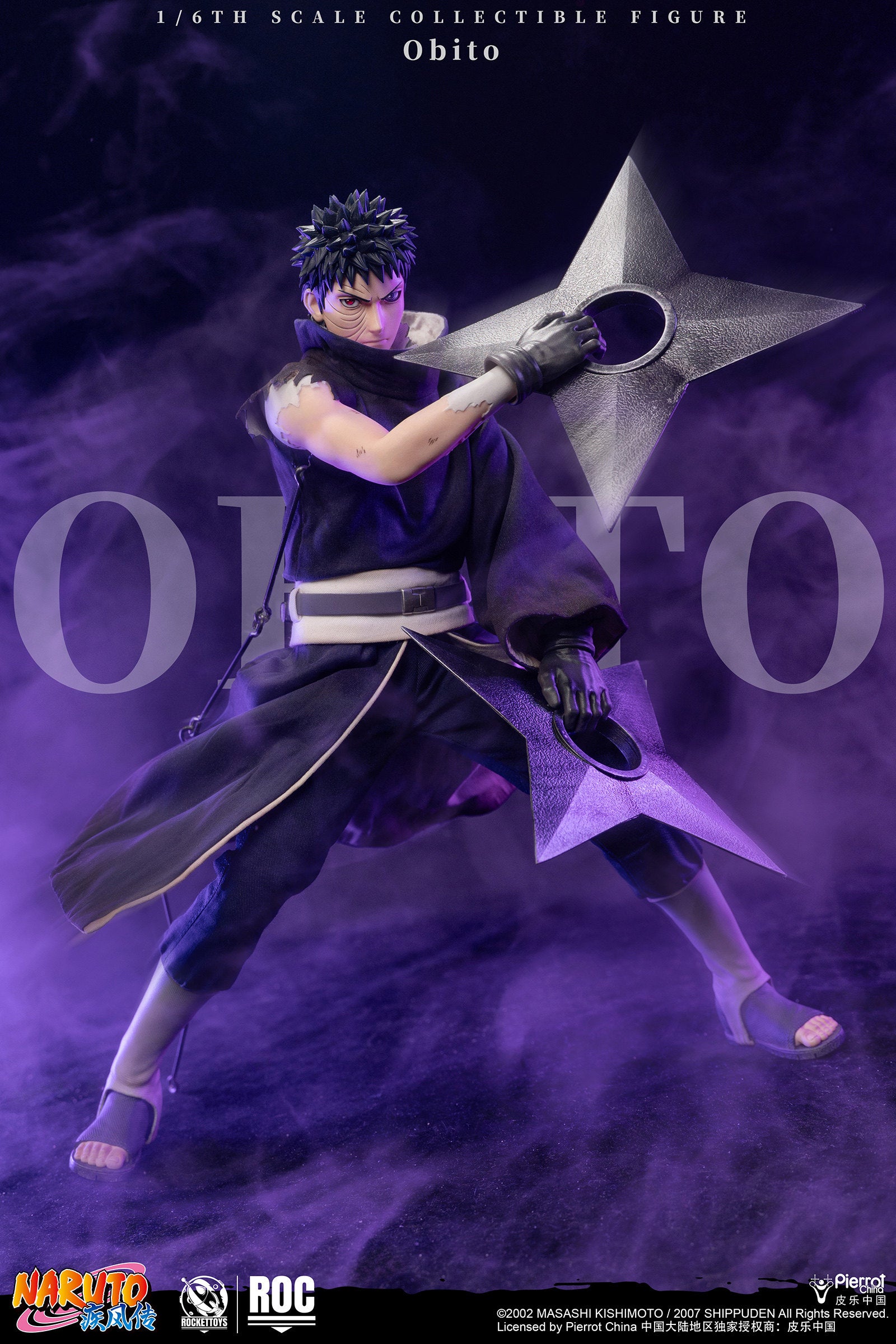 1:6 Uchiha Obito Action Figure