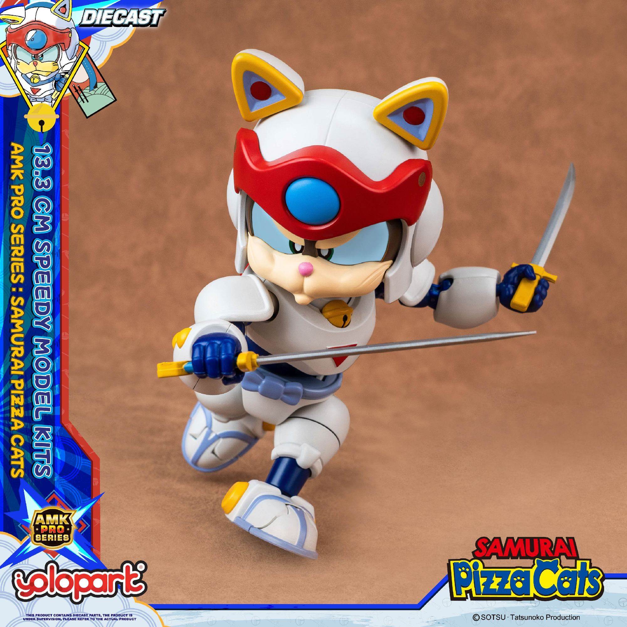 Samurai Pizza Cats Yattarou AMK Pro Series Model Kit