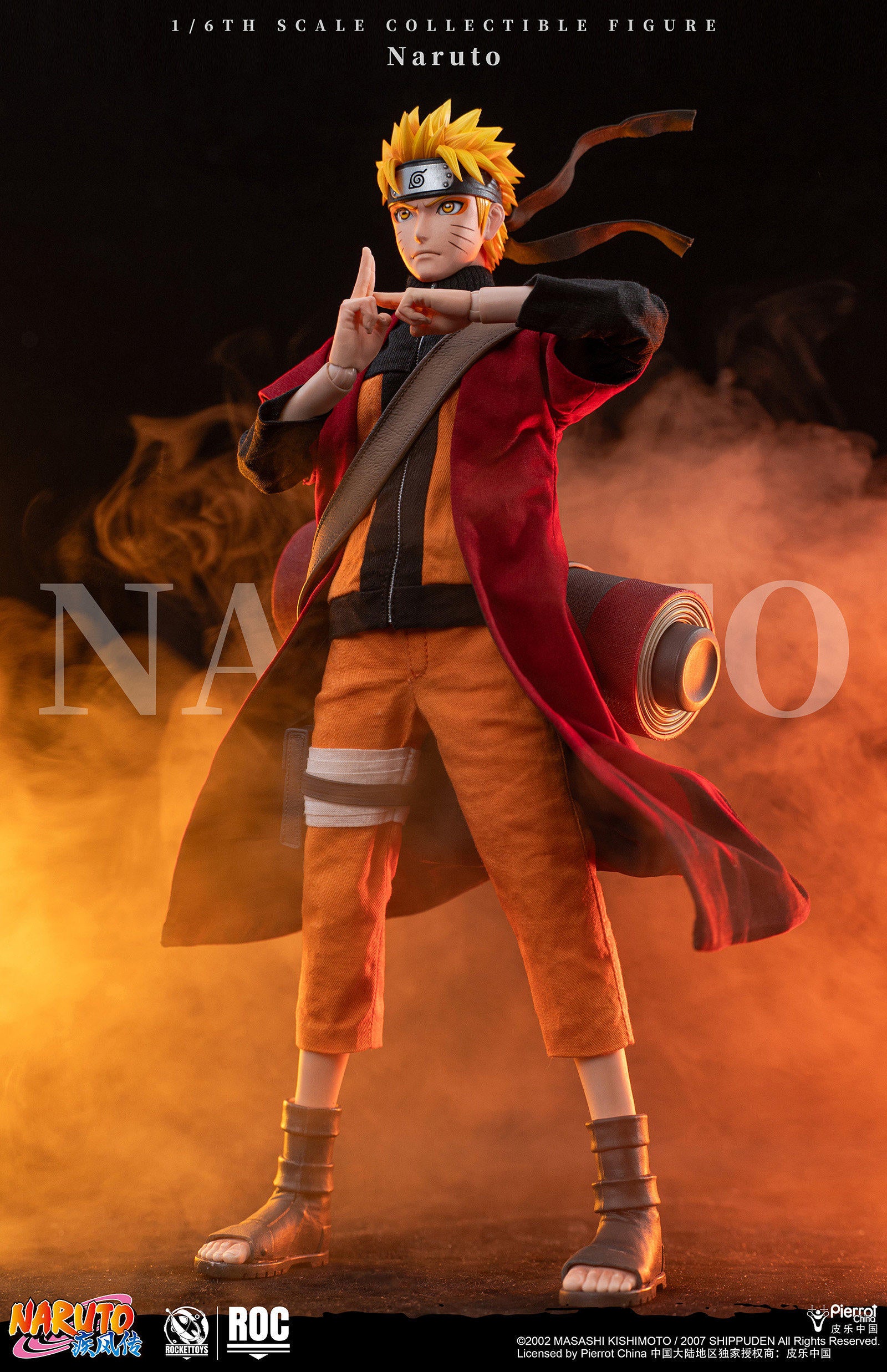 Rocket Toys - 1:6 Uzumaki Naruto Sage Mode Action Figure - inshobby.com
