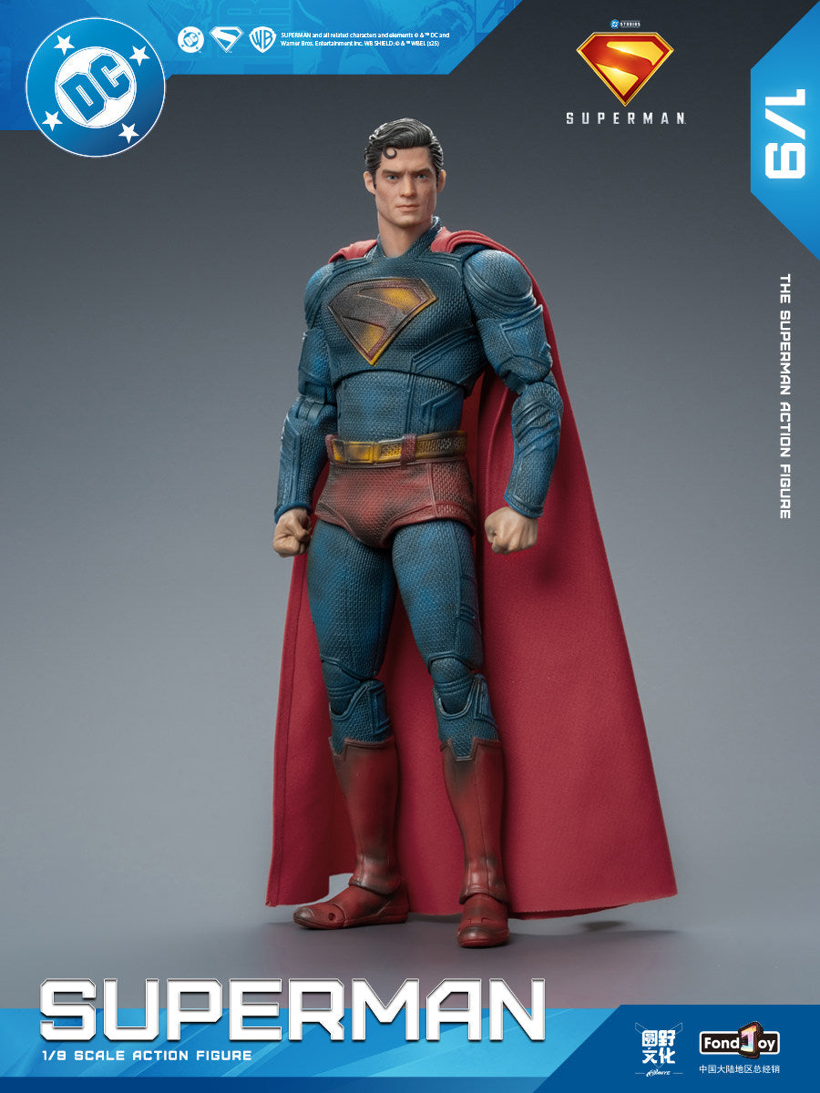 1:9 New Superman Battle Damage Version Action Figure
