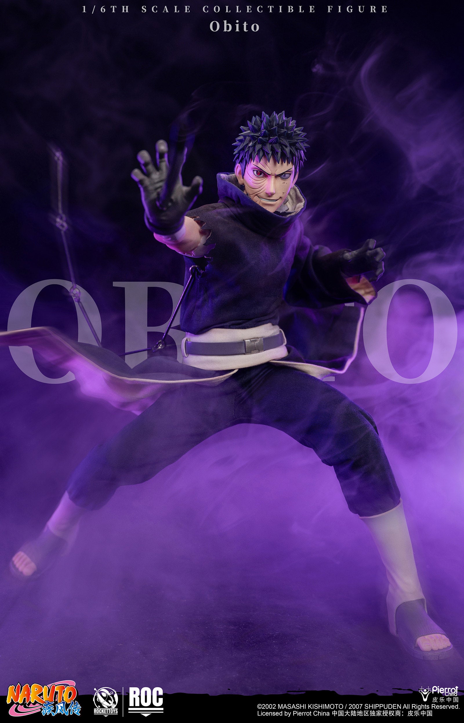1:6 Uchiha Obito Action Figure