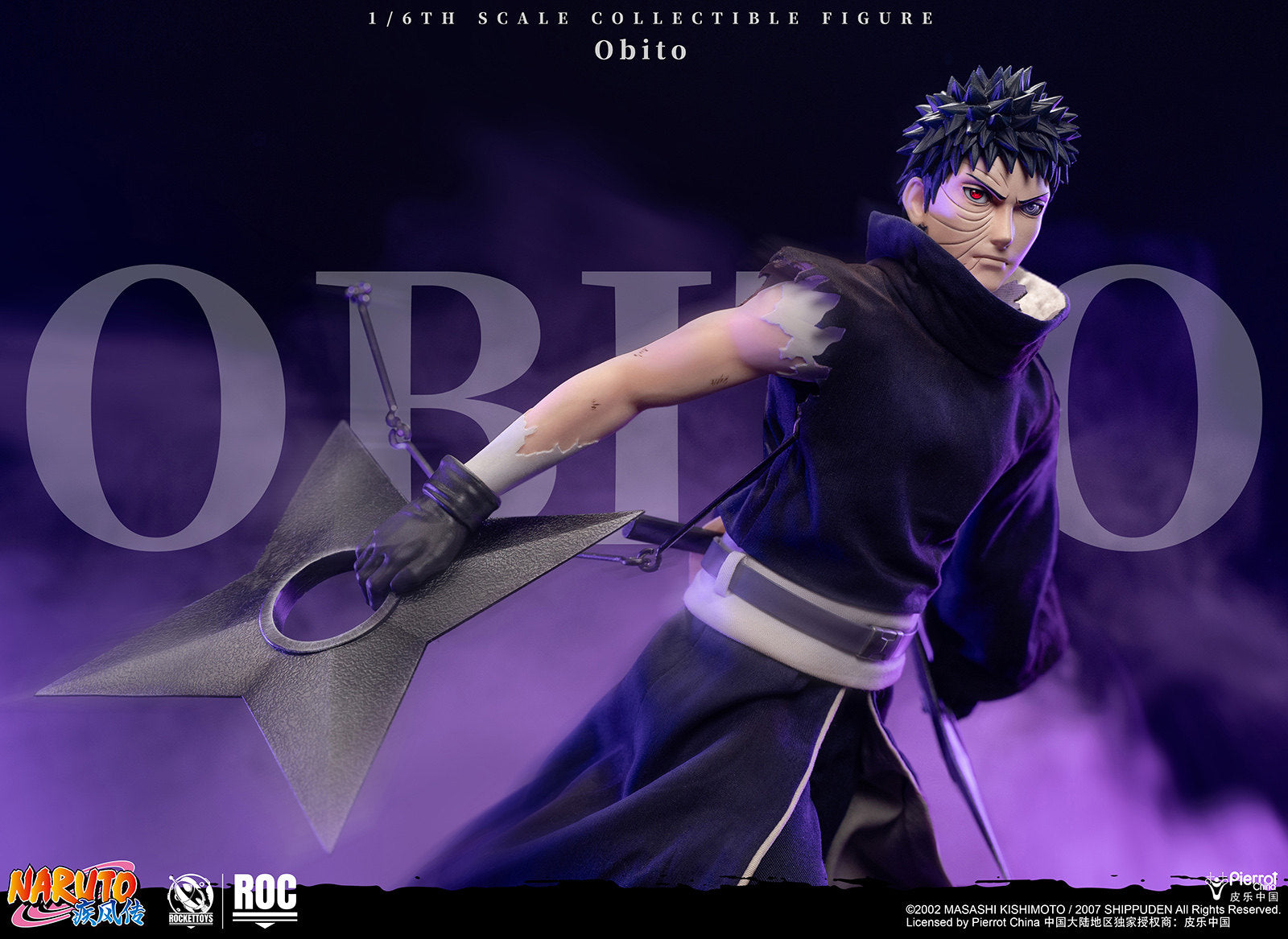 1:6 Uchiha Obito Action Figure