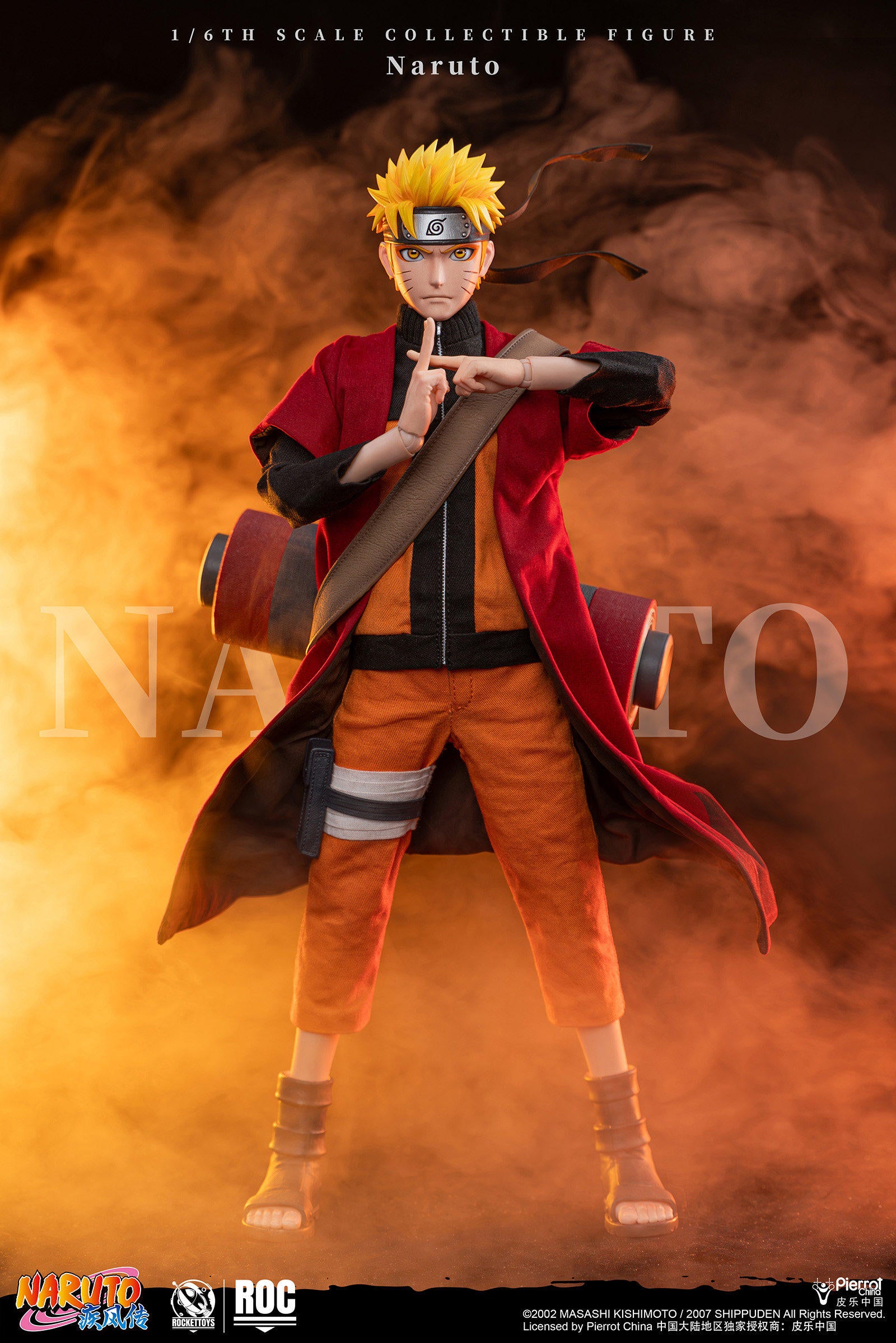 1:6 Uzumaki Naruto Sage Mode Action Figure