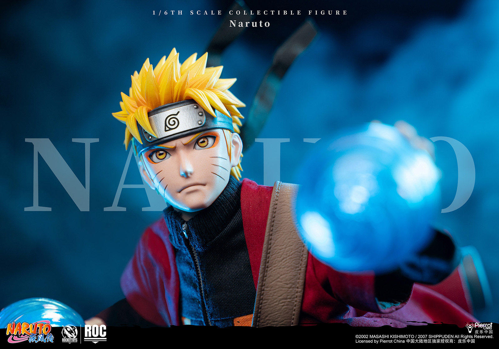 Rocket Toys - 1:6 Uzumaki Naruto Sage Mode Action Figure - inshobby.com