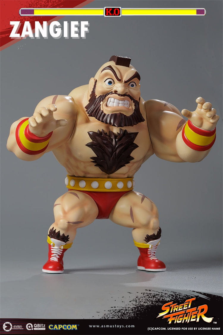 QBitz Street Fighter Series Zangief Soft Vinyl Action Figure