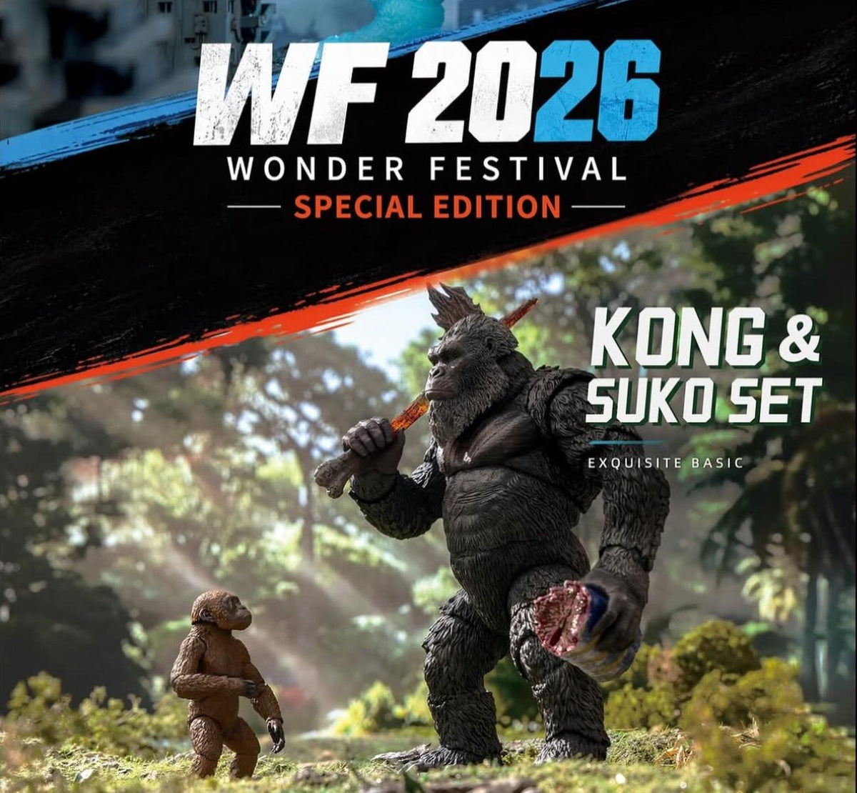 Kong & Suko Set WF2026 Limited Edition Action Figure