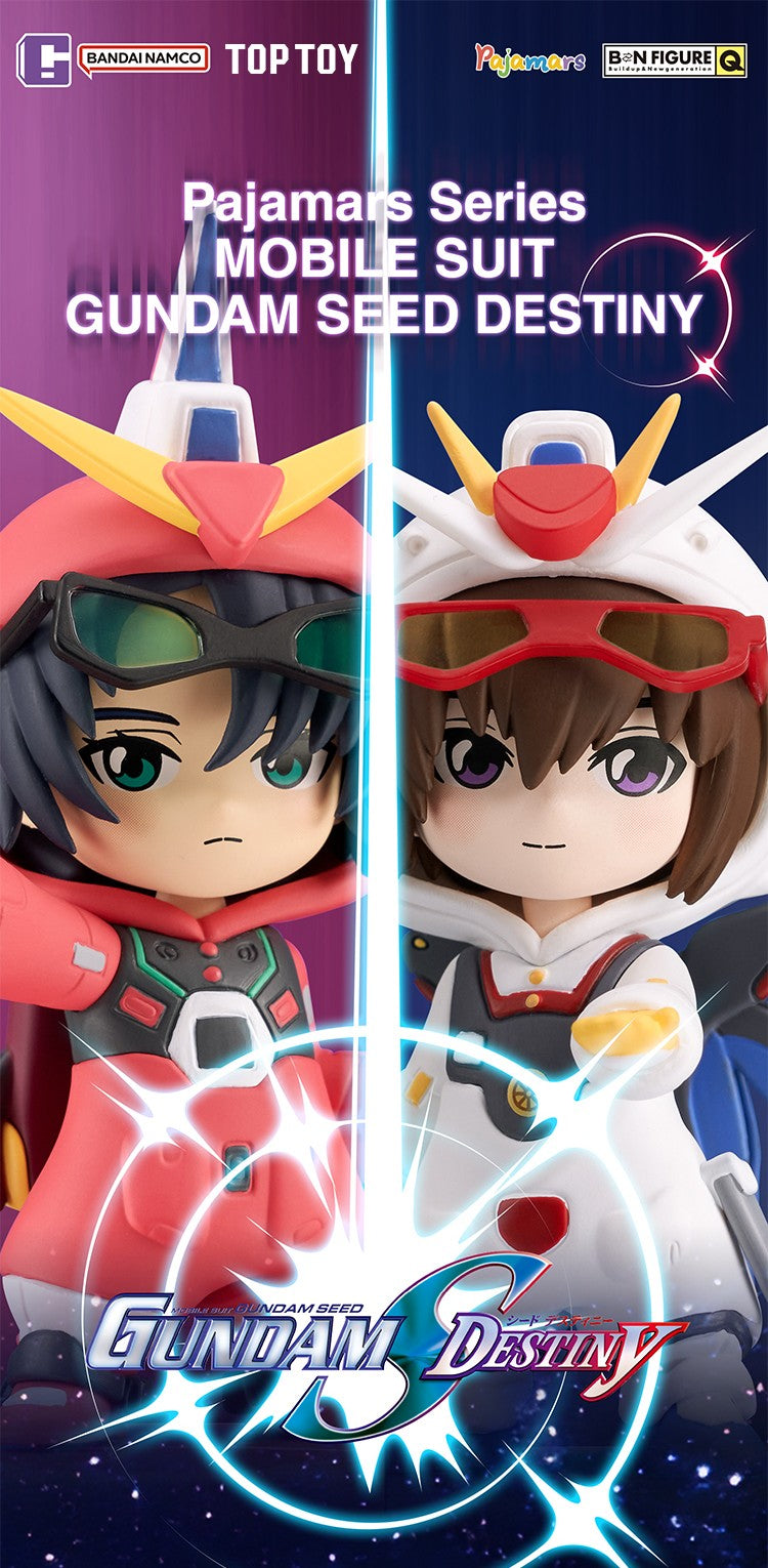 Gundam Seed Destiny B-N Figure Q 全6種 セット BN Figure Q Mobile Suit Gundam Seed Destiny Pajamars Series Mini Figur