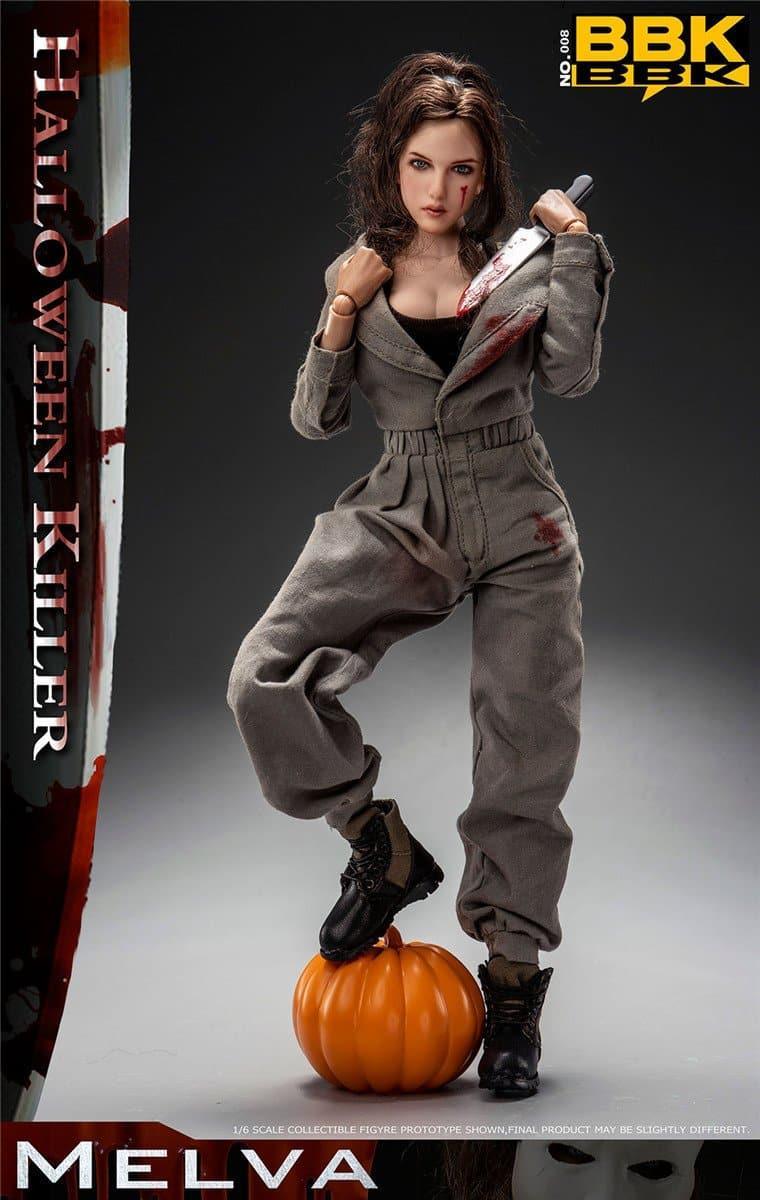 BBK 1/6 HALLOWEEN KILLER MELVA フィギュア 箱付 1:6 Halloween Killer Melva Action Figure