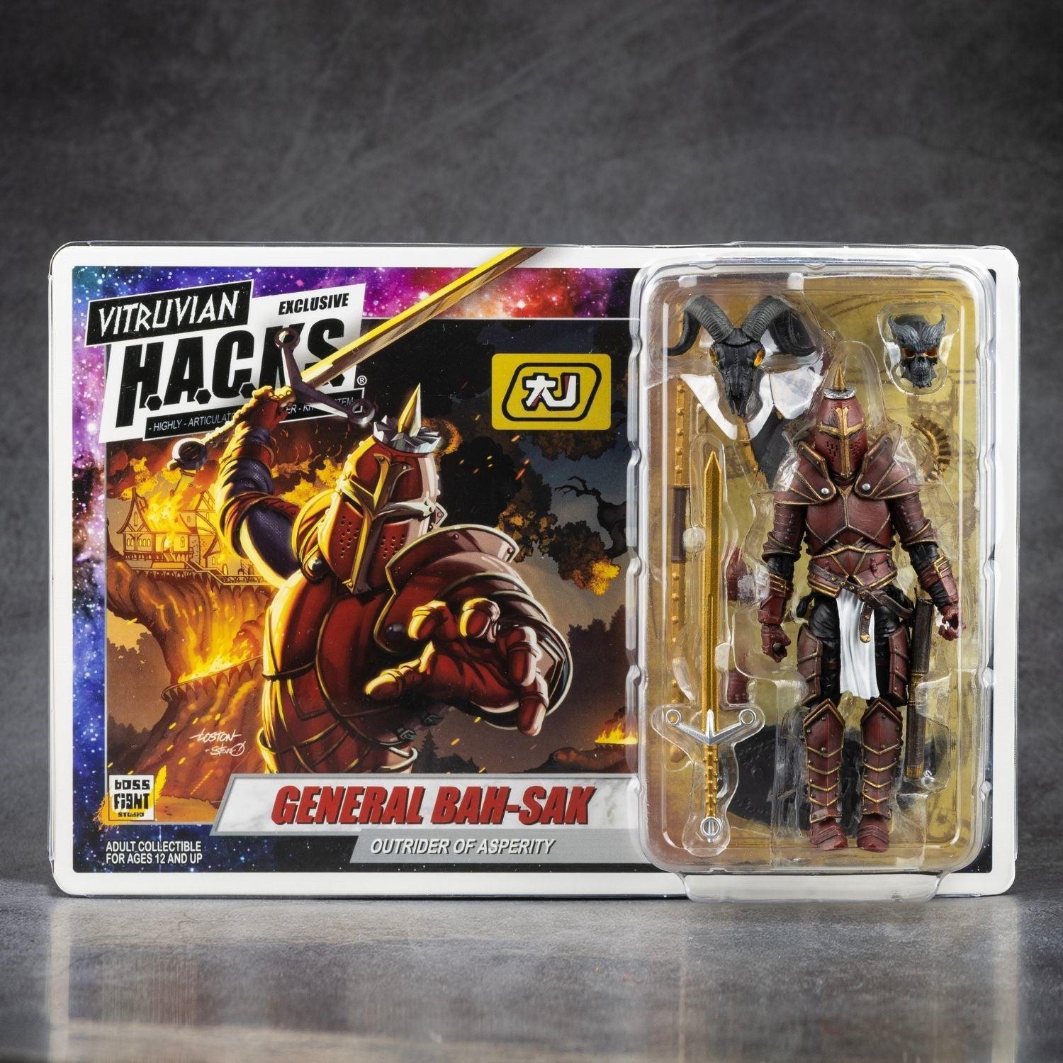 Boss Fight - 1:18 Vitruvian HACKS General Bah-Sak Action Figure - inshobby.com