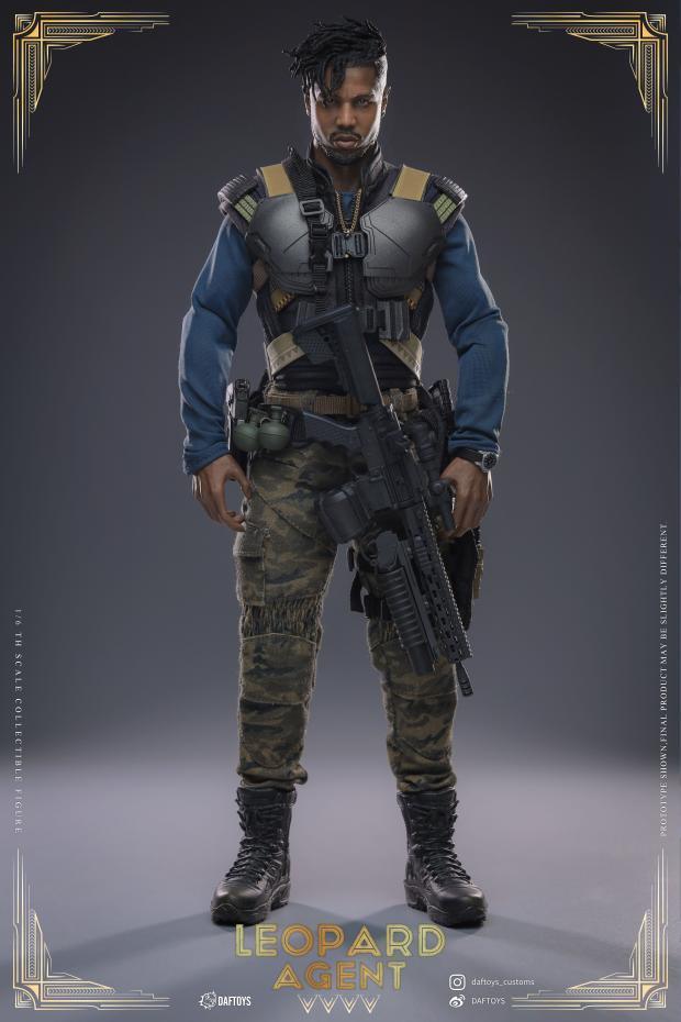 DAFTOYS - 1:6 Leopard Agent Action Figure - inshobby.com