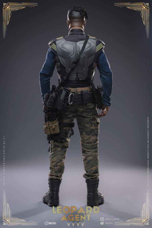 DAFTOYS - 1:6 Leopard Agent Action Figure - inshobby.com