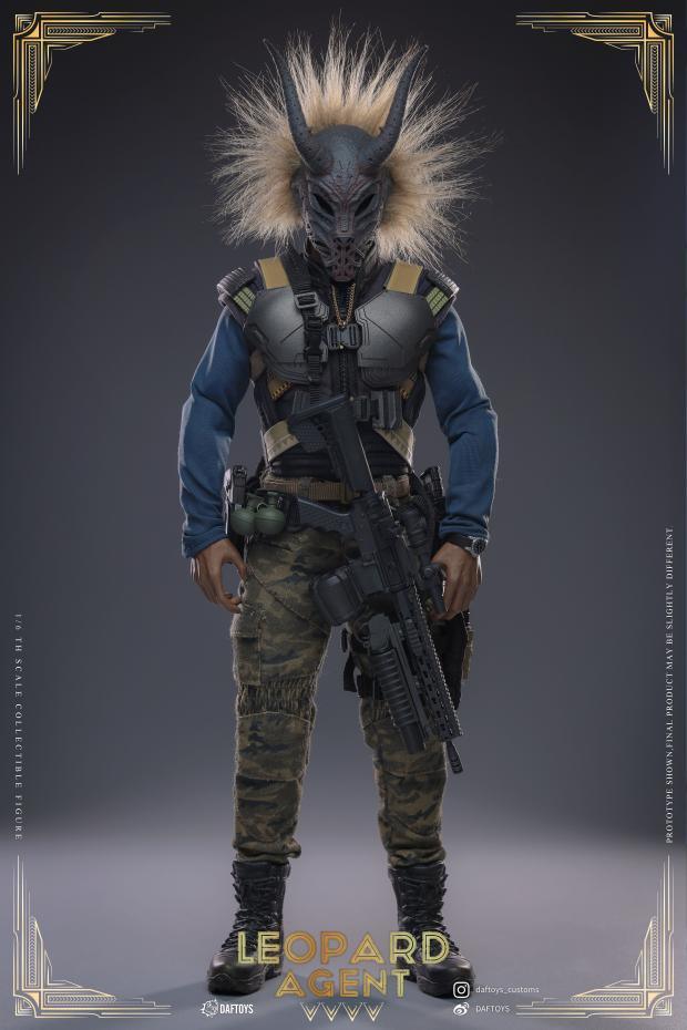 DAFTOYS - 1:6 Leopard Agent Action Figure - inshobby.com