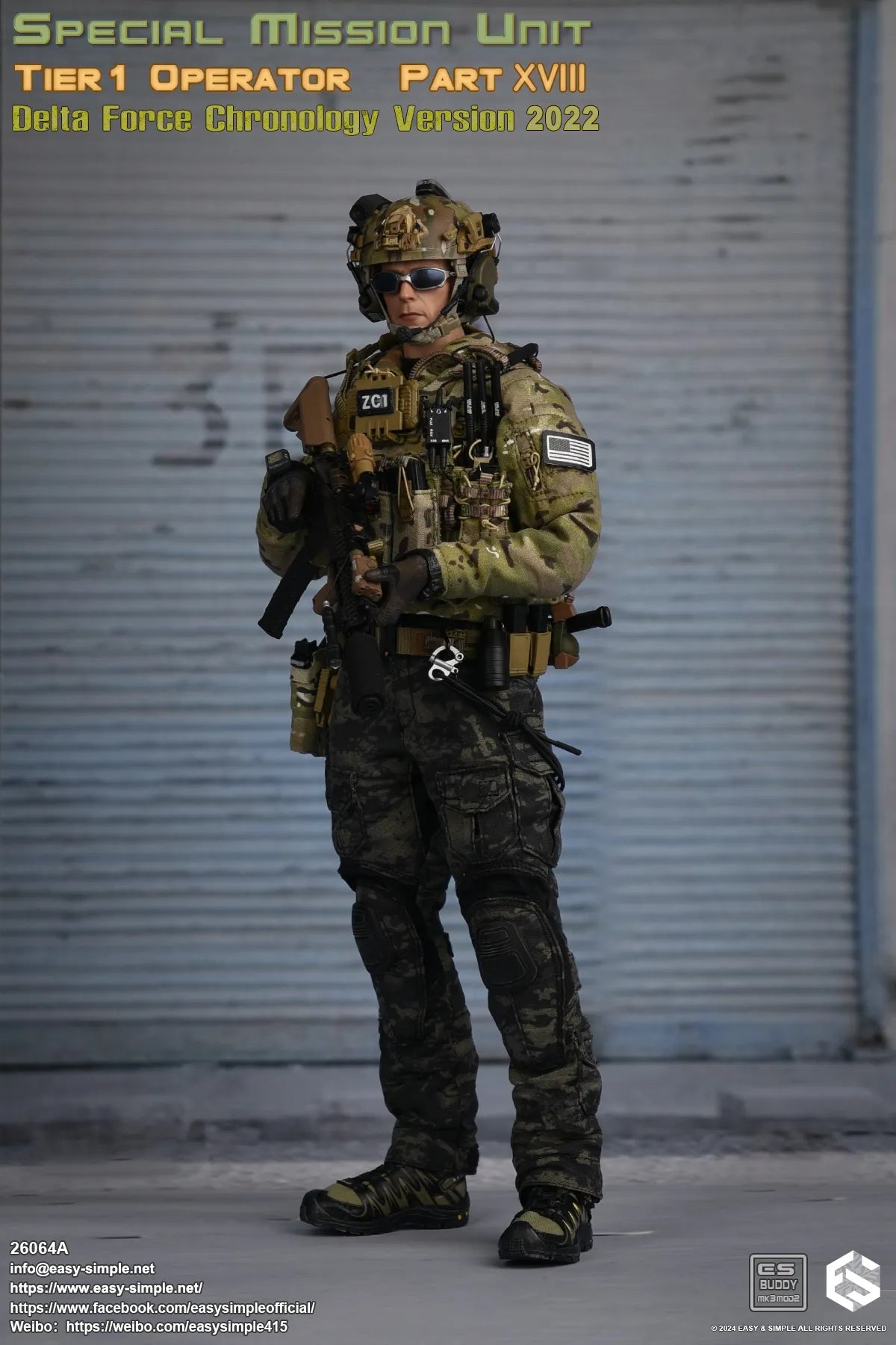 1:6 Tier 1 Operator Part XVIII Delta Force Chronology 2022