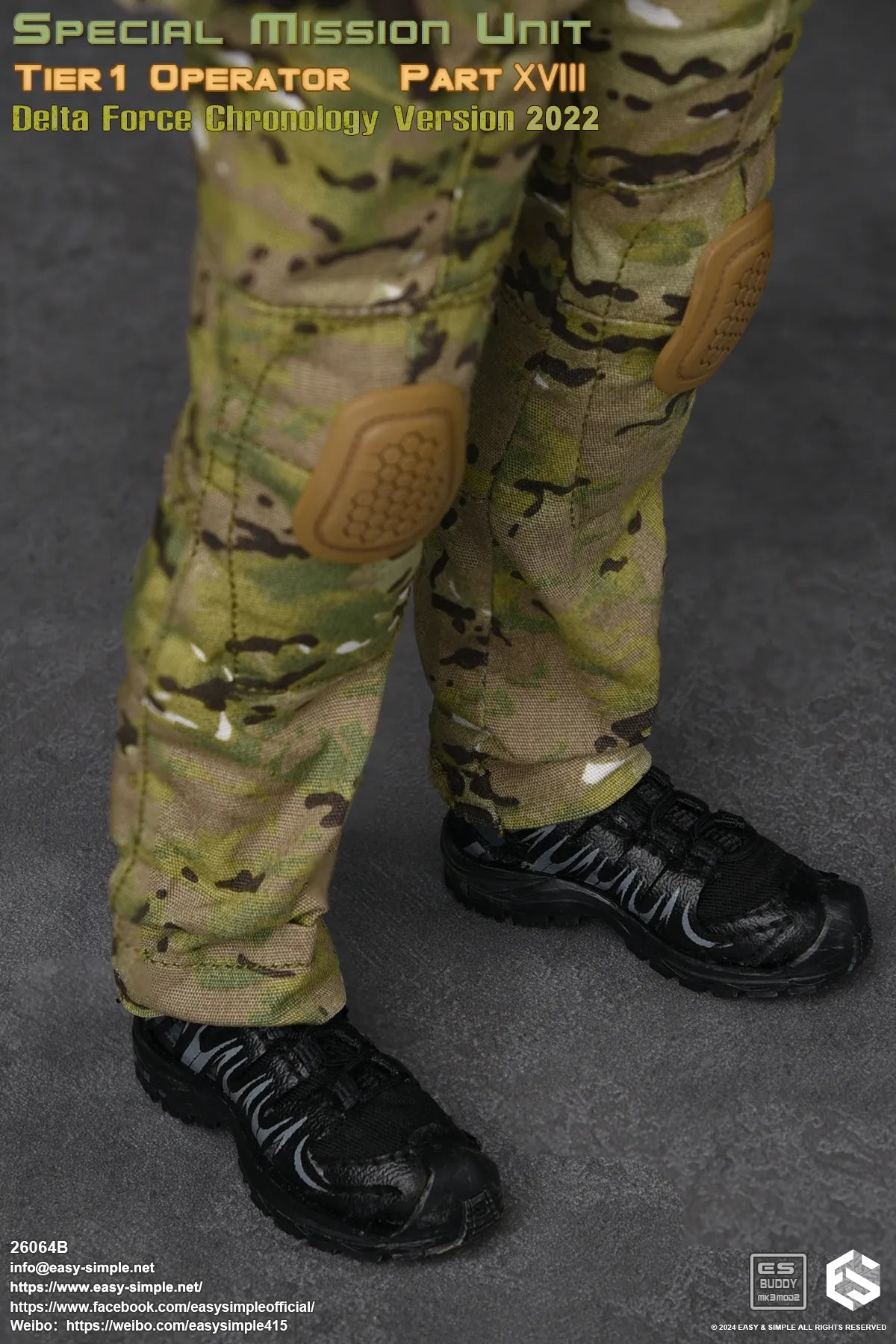 Easy & Simple - 1:6 Tier 1 Operator Part XVIII Delta Force Chronology 2022 Action Figure (Version B) - inshobby.com