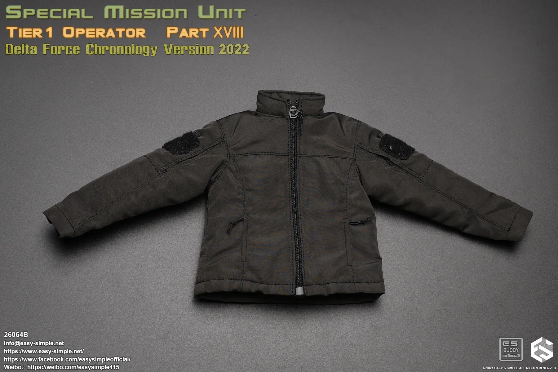 Easy & Simple - 1:6 Tier 1 Operator Part XVIII Delta Force Chronology 2022 Action Figure (Version B) - inshobby.com