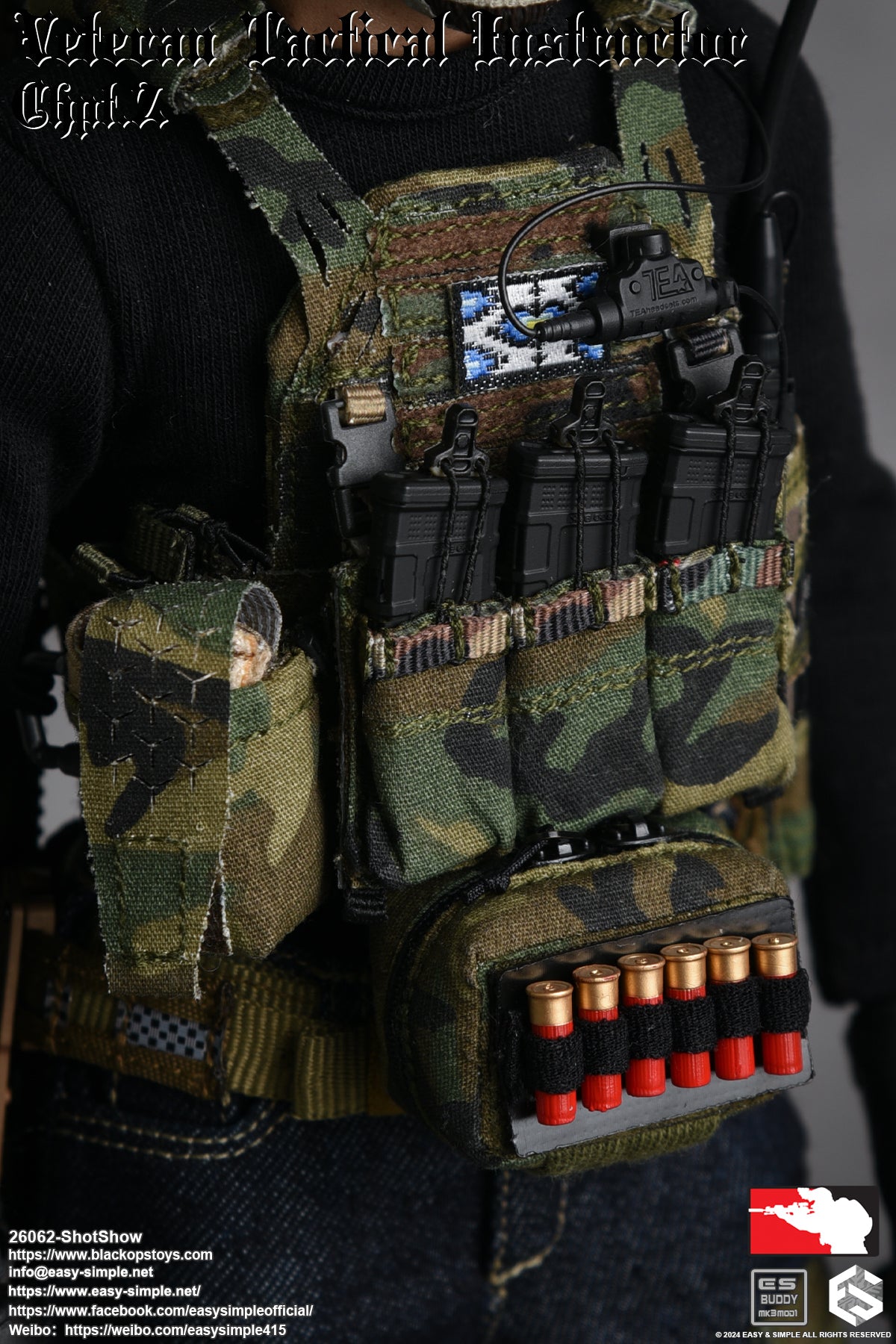 Easy & Simple - 1:6 Veteran Tactical Instructor Action Figure (SS ShotShow Version) - inshobby.com