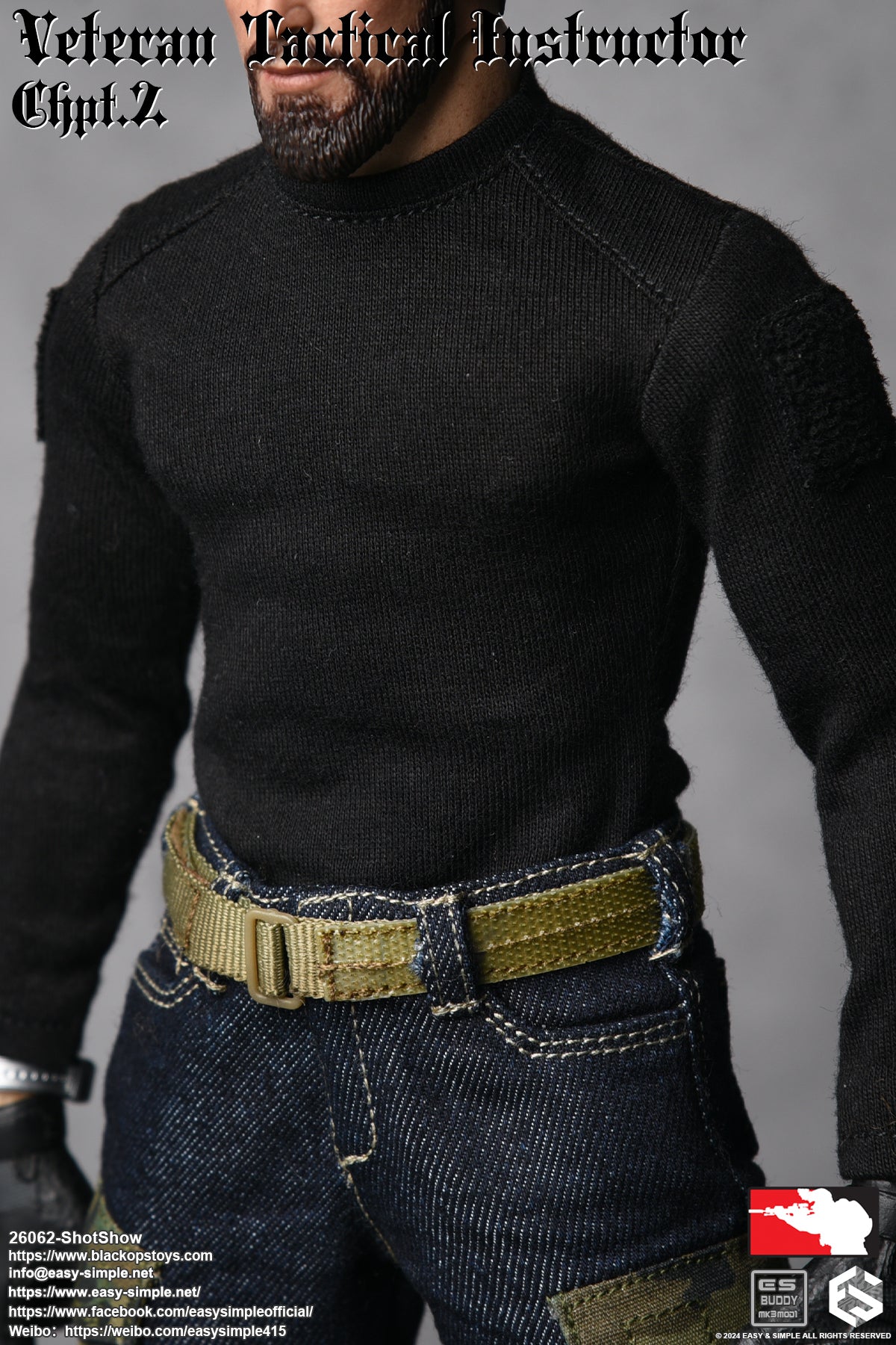 Easy & Simple - 1:6 Veteran Tactical Instructor Action Figure (SS ShotShow Version) - inshobby.com