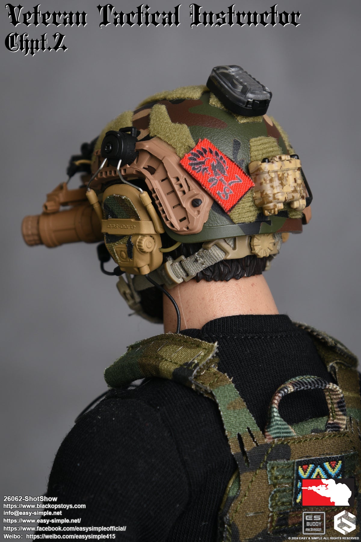 Easy & Simple - 1:6 Veteran Tactical Instructor Action Figure (SS ShotShow Version) - inshobby.com
