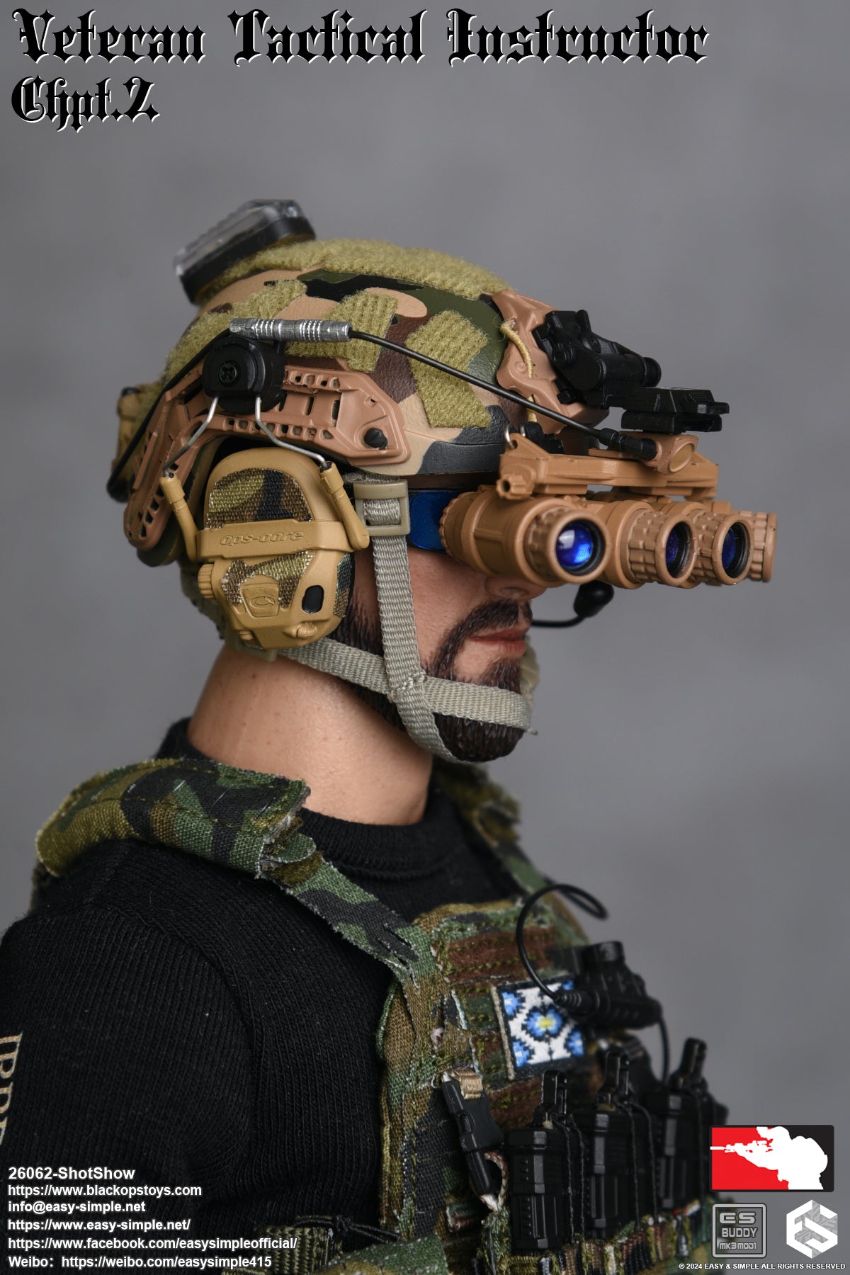 Easy & Simple - 1:6 Veteran Tactical Instructor Action Figure (SS ShotShow Version) - inshobby.com