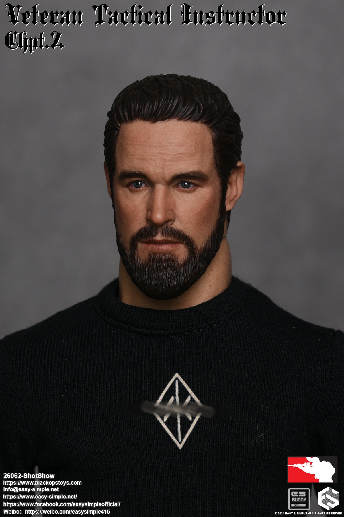 Easy & Simple - 1:6 Veteran Tactical Instructor Action Figure (SS ShotShow Version) - inshobby.com