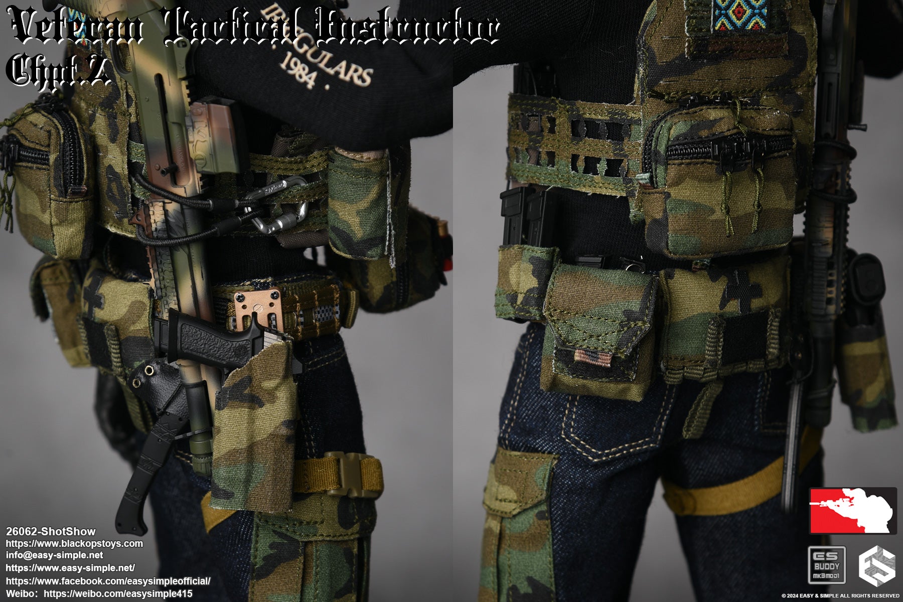 Easy & Simple - 1:6 Veteran Tactical Instructor Action Figure (SS ShotShow Version) - inshobby.com