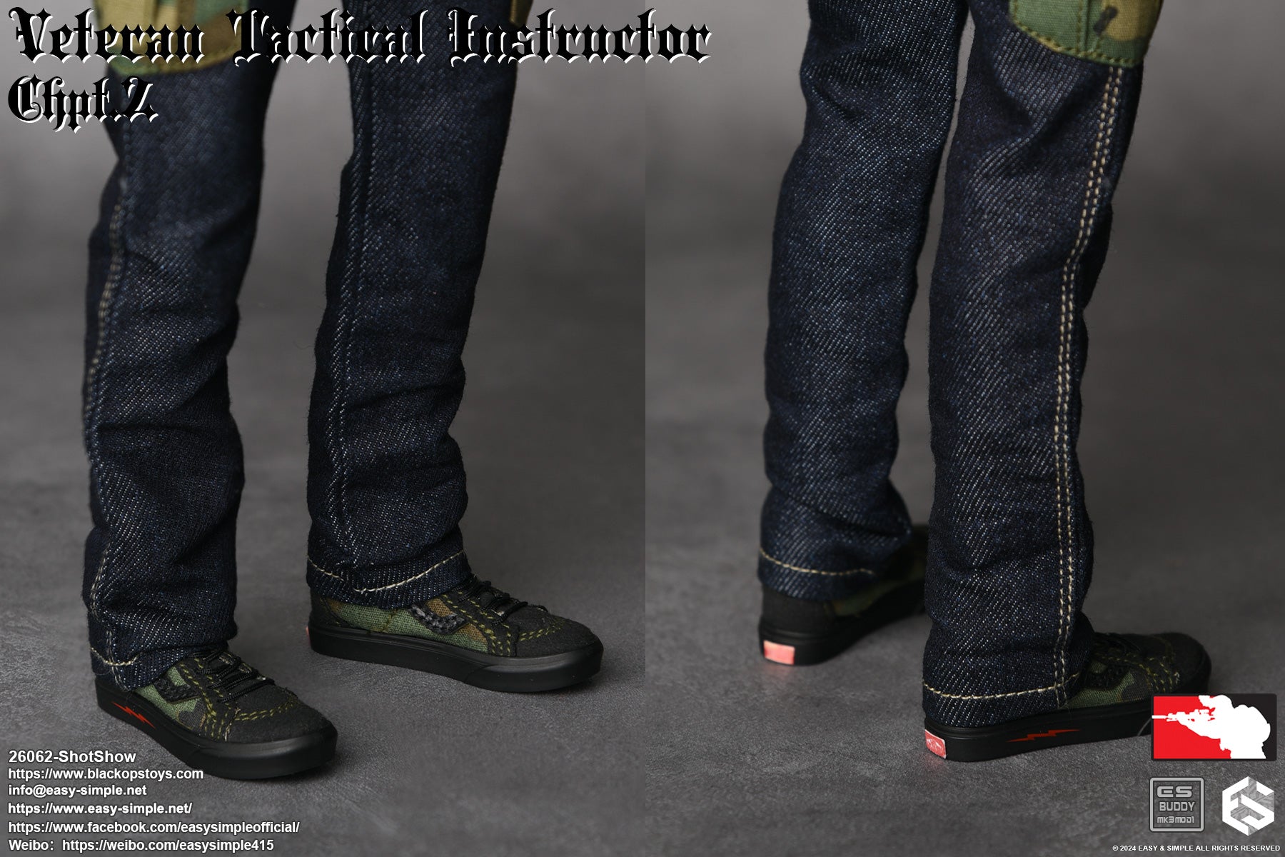 Easy & Simple - 1:6 Veteran Tactical Instructor Action Figure (SS ShotShow Version) - inshobby.com