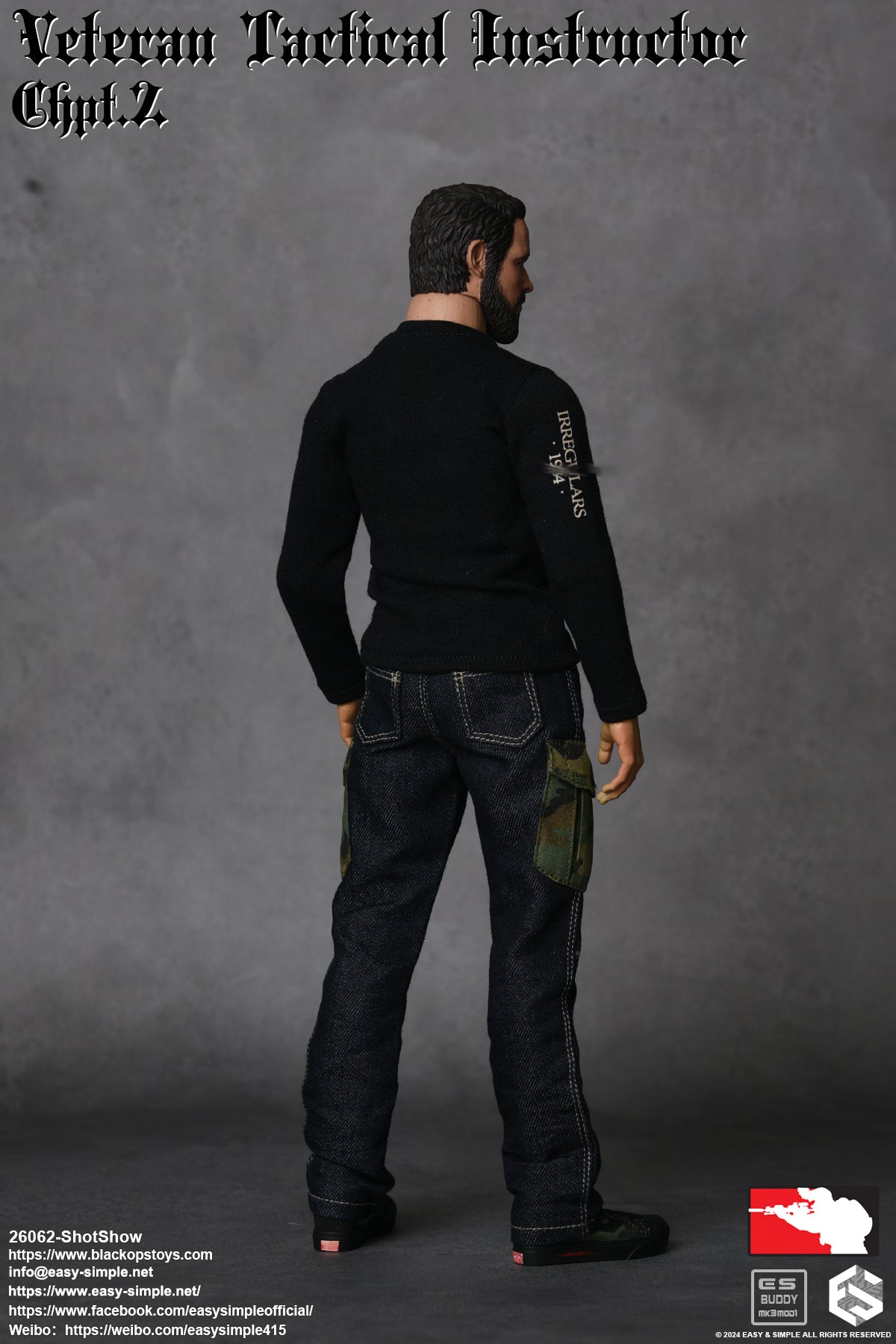 Easy & Simple - 1:6 Veteran Tactical Instructor Action Figure (SS ShotShow Version) - inshobby.com