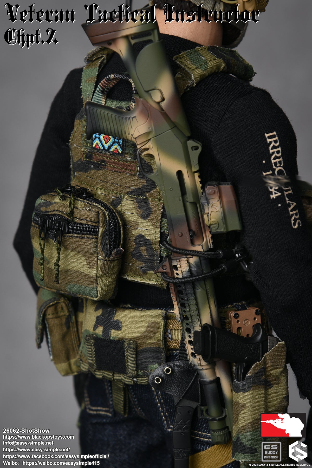 Easy & Simple - 1:6 Veteran Tactical Instructor Action Figure (SS ShotShow Version) - inshobby.com