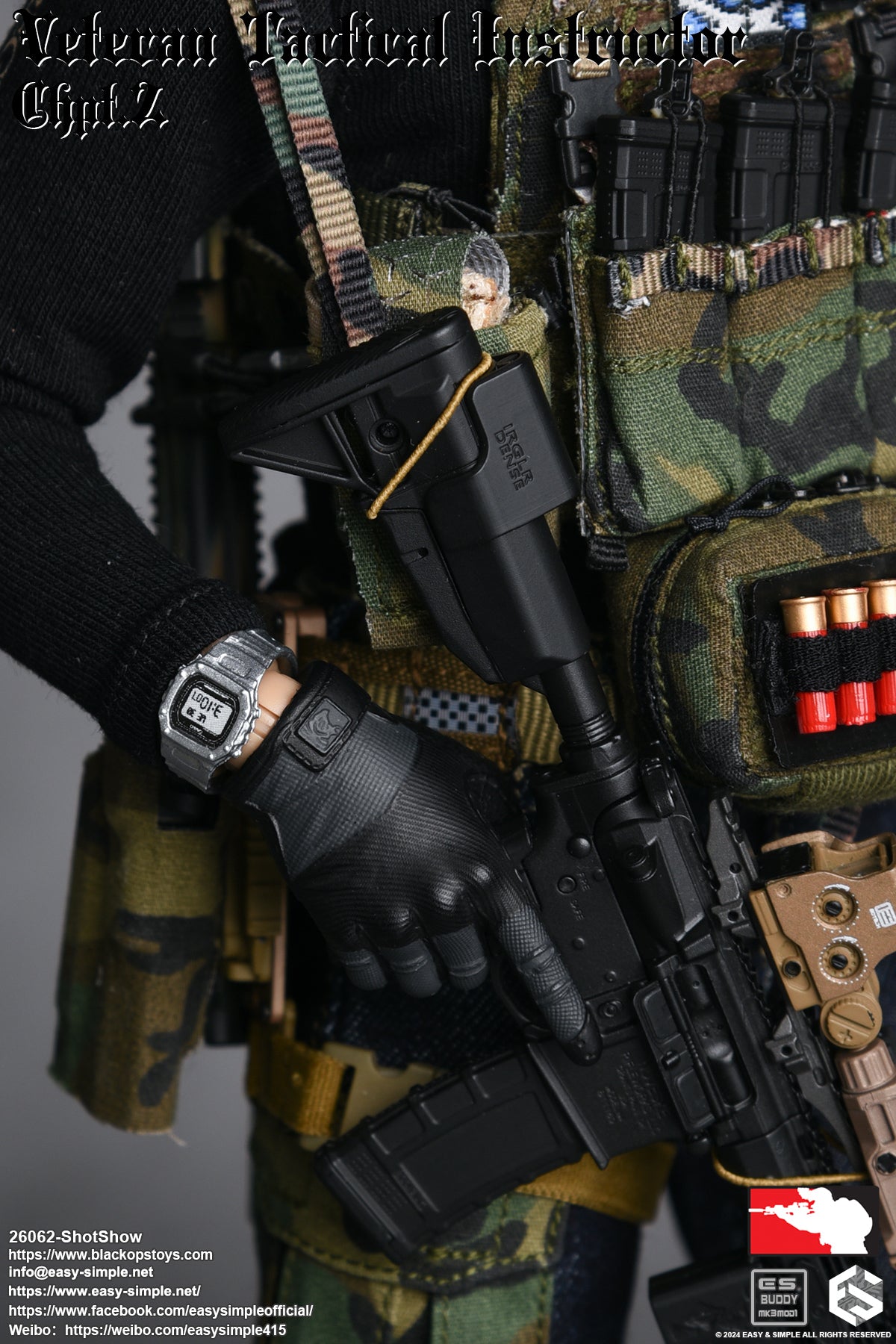 Easy & Simple - 1:6 Veteran Tactical Instructor Action Figure (SS ShotShow Version) - inshobby.com