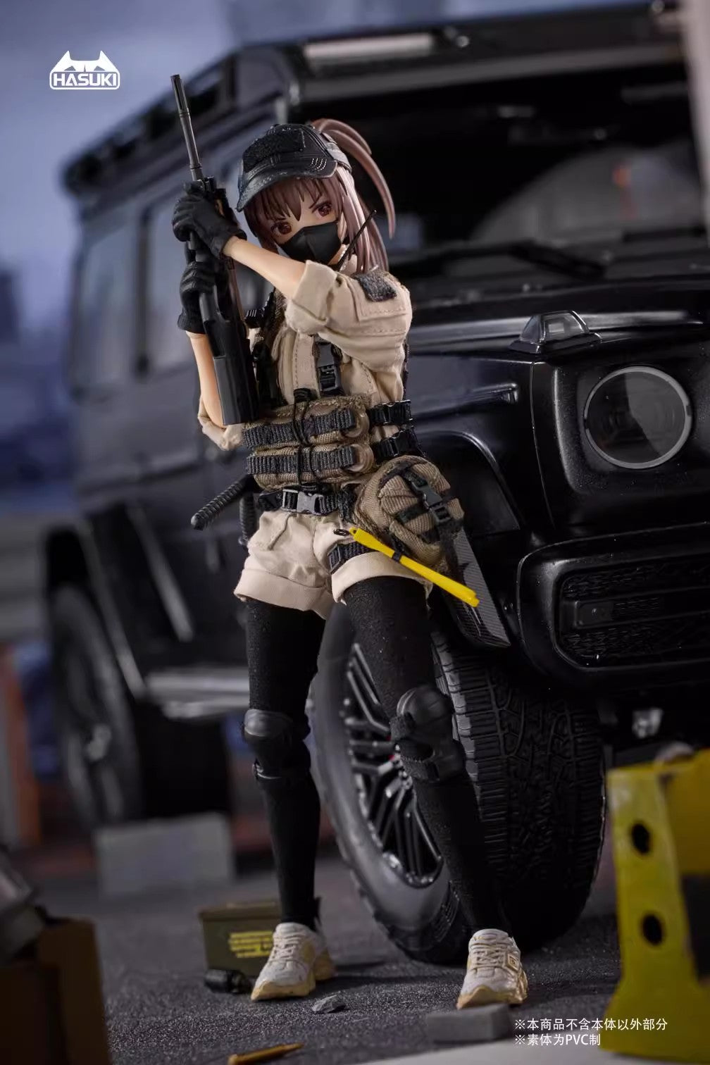 Hasuki - 1:12 Hiyo Reizei Security Guard Action Figure - inshobby.com