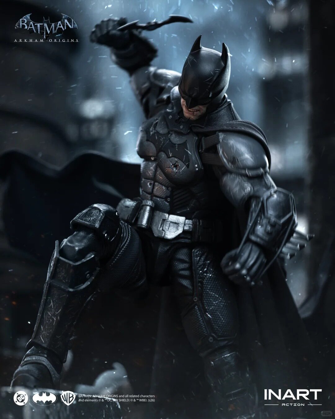 INART - 1:12 Batman Arkham Origins Battle Version Action Figure - inshobby.com