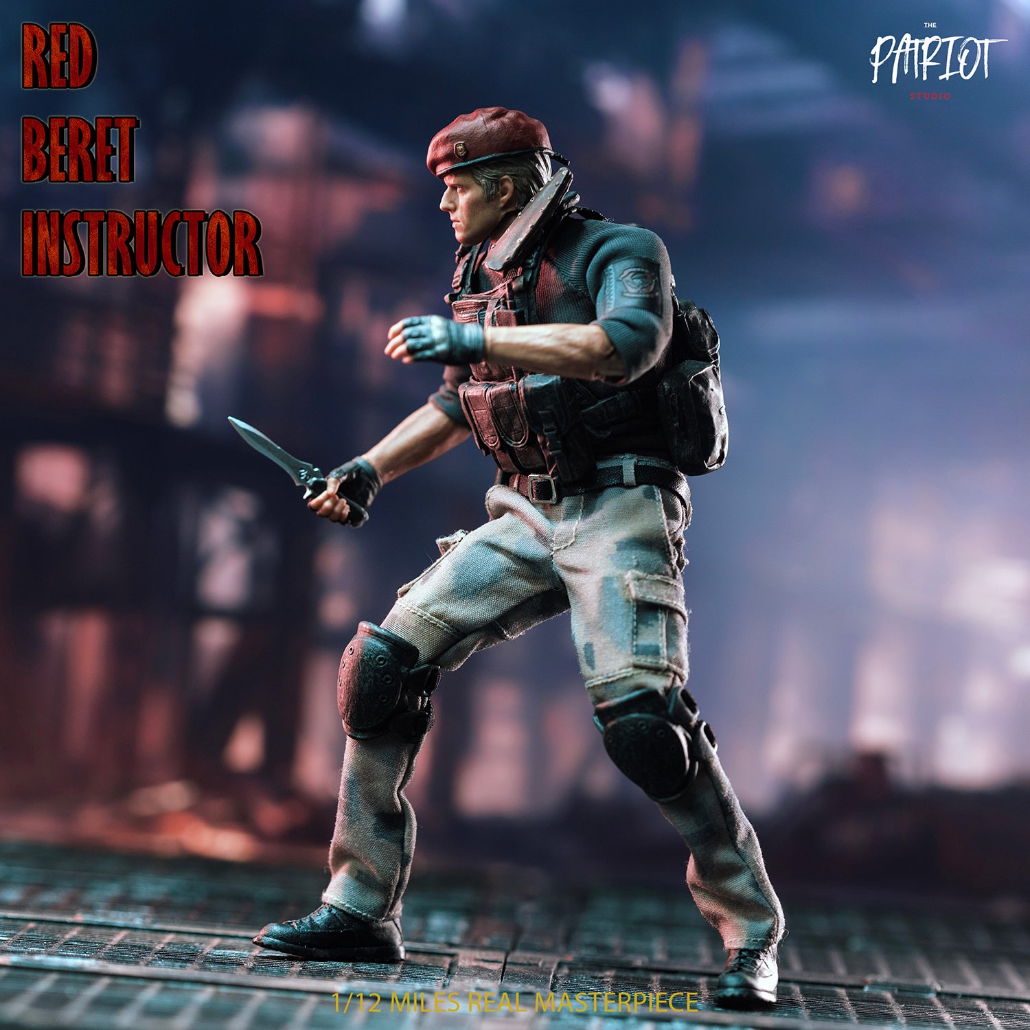 Patriot Studio - 1:12 Red Beret Instructor Action Figure - inshobby.com