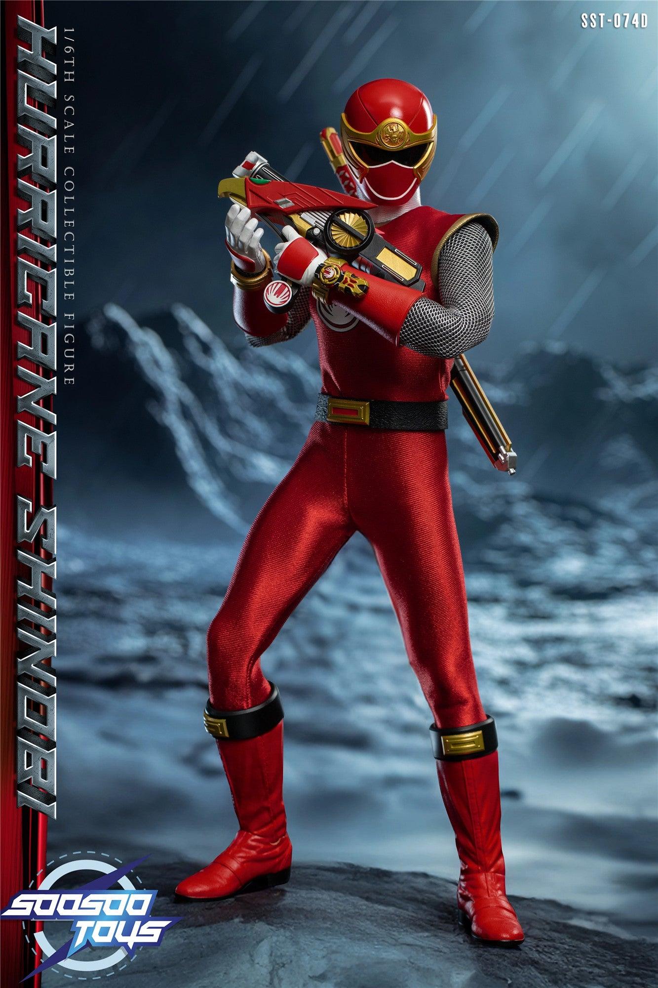 Soosootoys SST-074 忍風戦隊ハリケンジャー ハリケンレッド 1:6 Hurricane Shinobi Action Figure