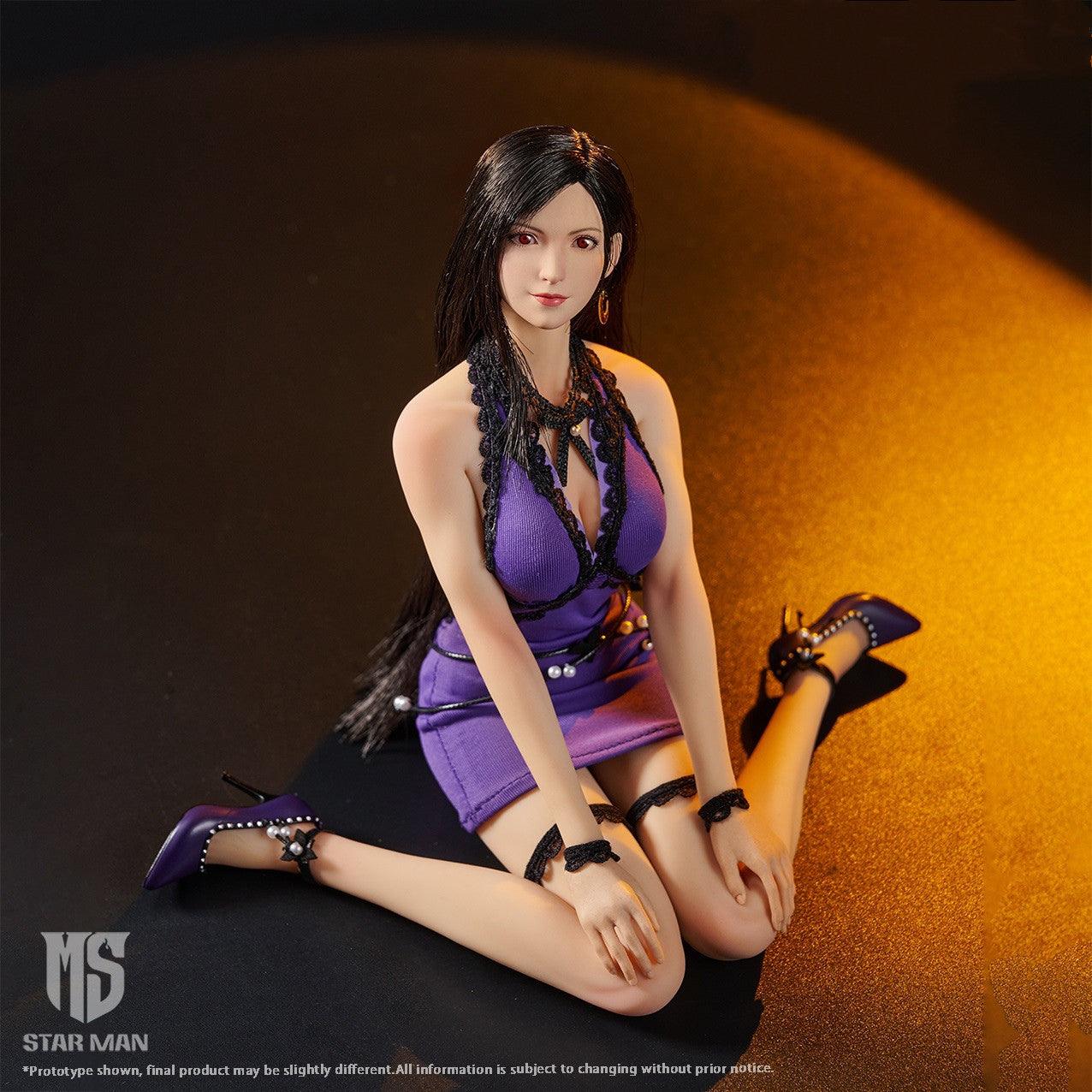 blue heron dress 1:6 Tifa Blue Dress Version Seamless Figure