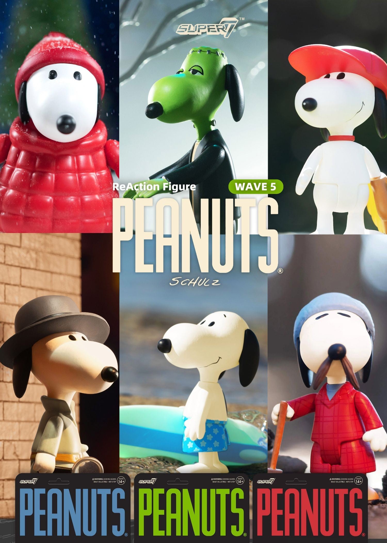 Peanuts Snoopy Vol.5 Vinyl ReAction Figure