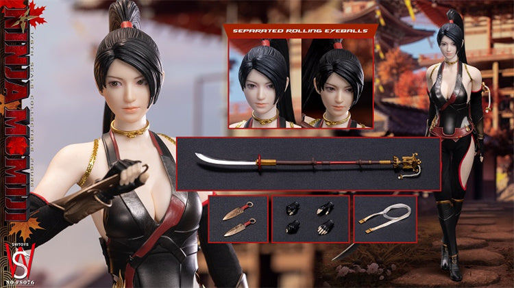 SWToys - 1:6 Ninja Momiji Black Version Action Figure - inshobby.com