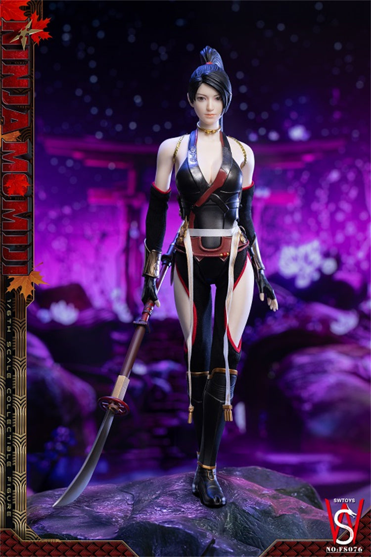 SWToys - 1:6 Ninja Momiji Black Version Action Figure - inshobby.com