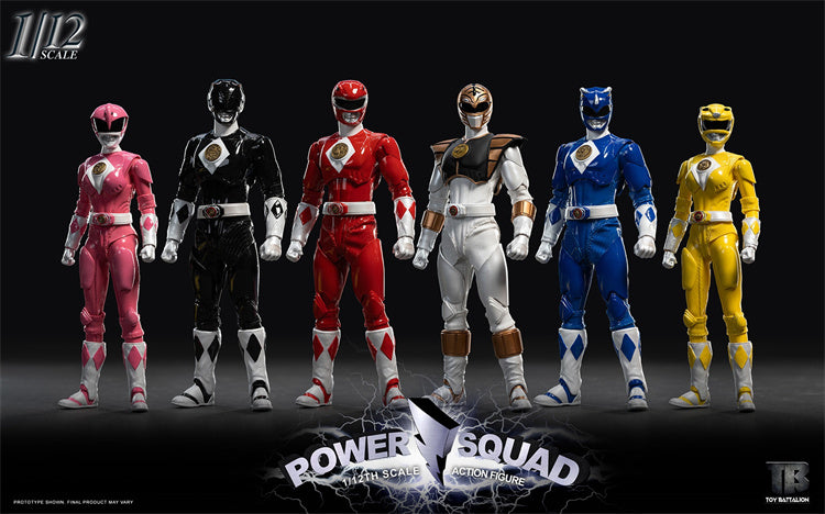 Toys Battalion1/12パワー スクワッド ジュウレンジャー 1:12 Power Squad Team Action Figure