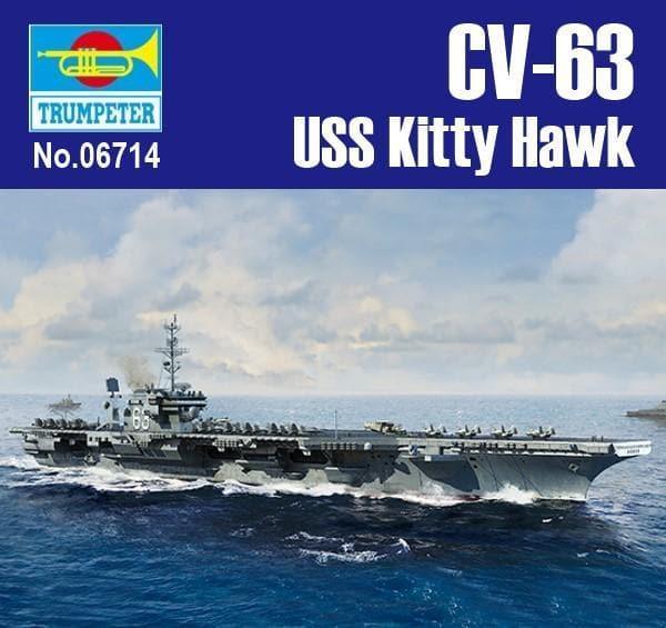 1:700 USS Kitty Hawk CV-63 Assembly Kit