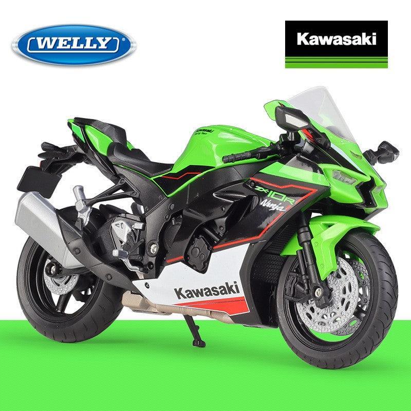 ミニカー 10RC 1:12 Kawasaki Ninja ZX-10R 2021 Motorcycle Model Diecast