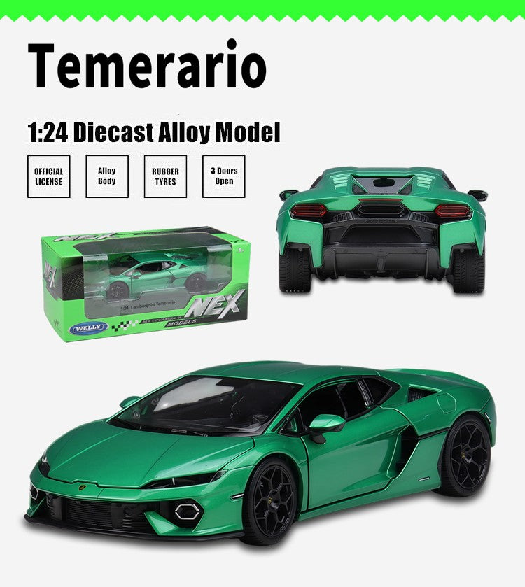 welly-1-24-lamborghini-temerario-alloy-model-car-2 - INS Hobby