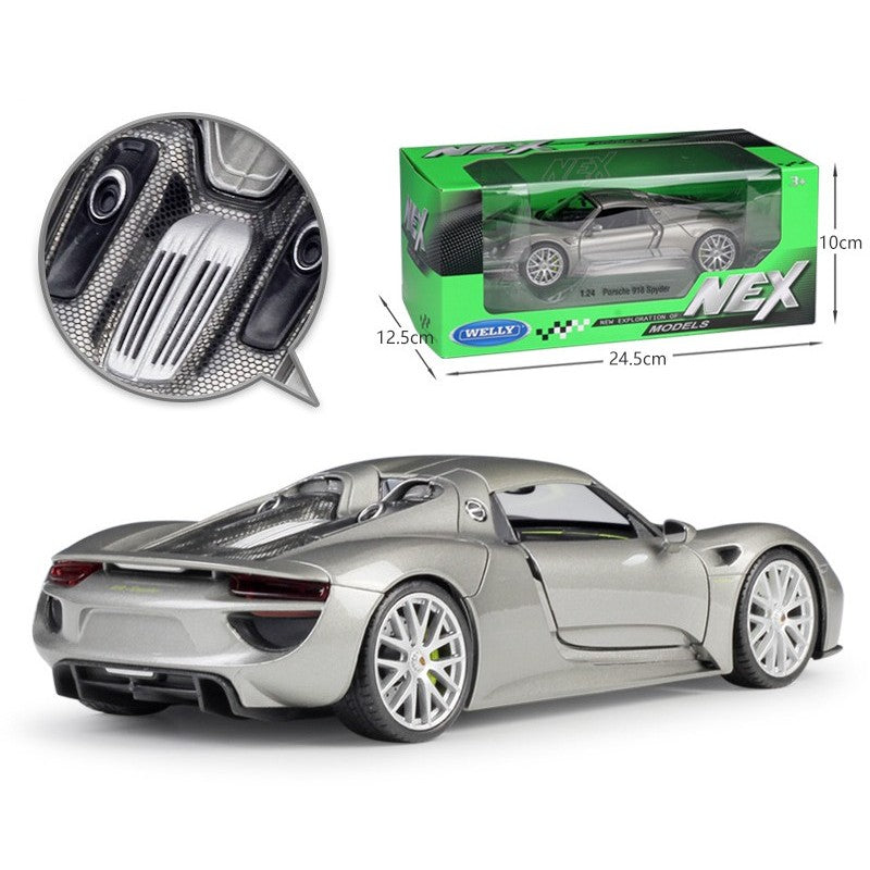 1:24 Porsche 918 Spyder Alloy Model Car
