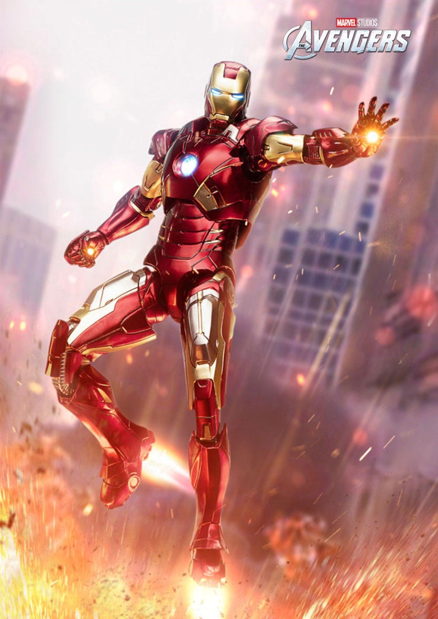 1:10 Iron Man Mark VII Mk7 Action Toy