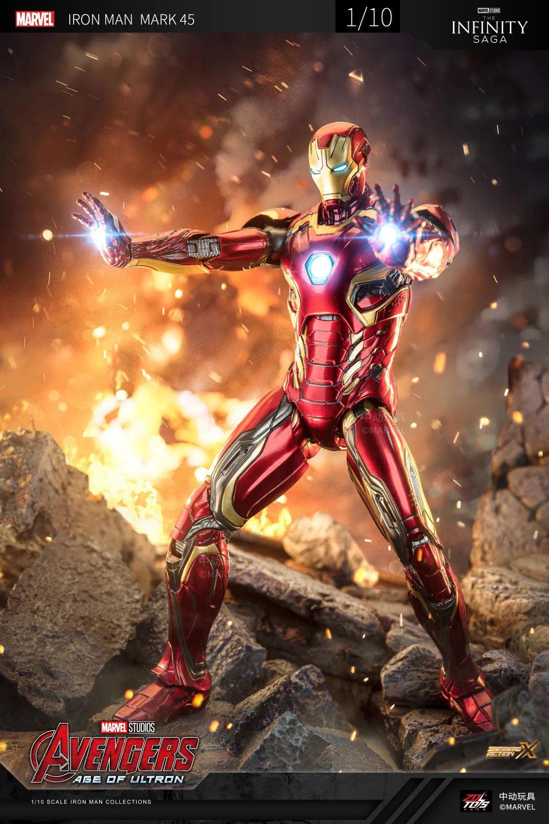 1:10 Iron Man Mark XLV Mk45 Action Toy
