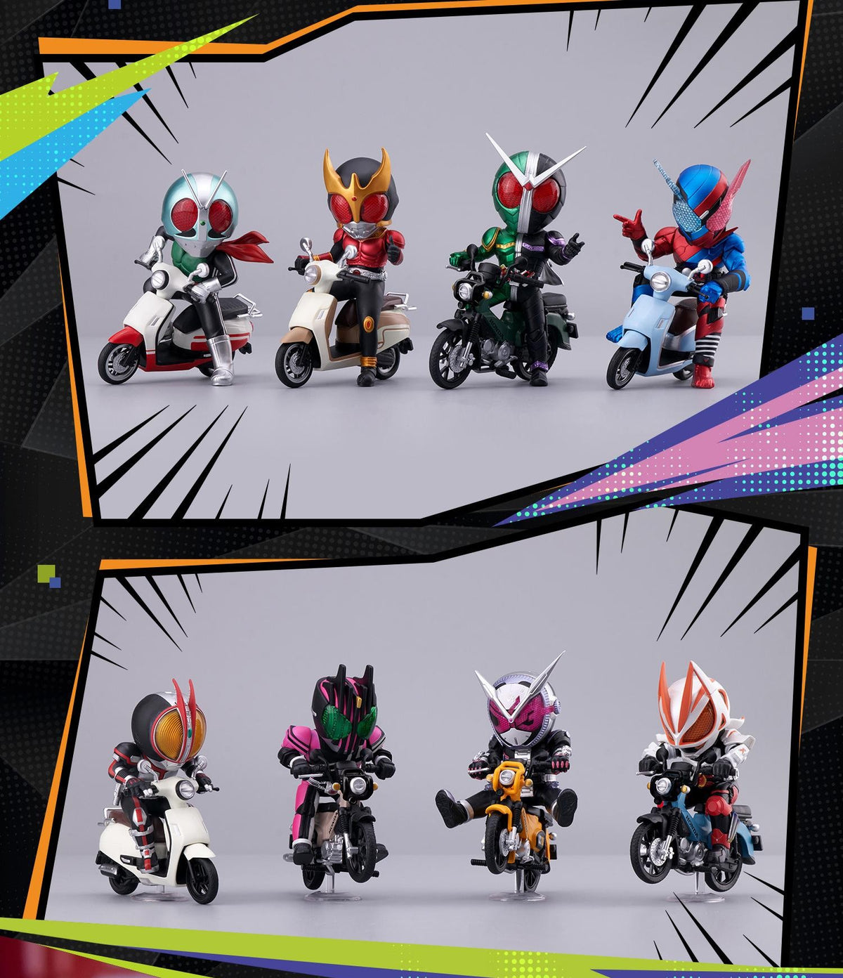 BN Figure Q Kamen Rider x Honda Motorcycle Mini Figure