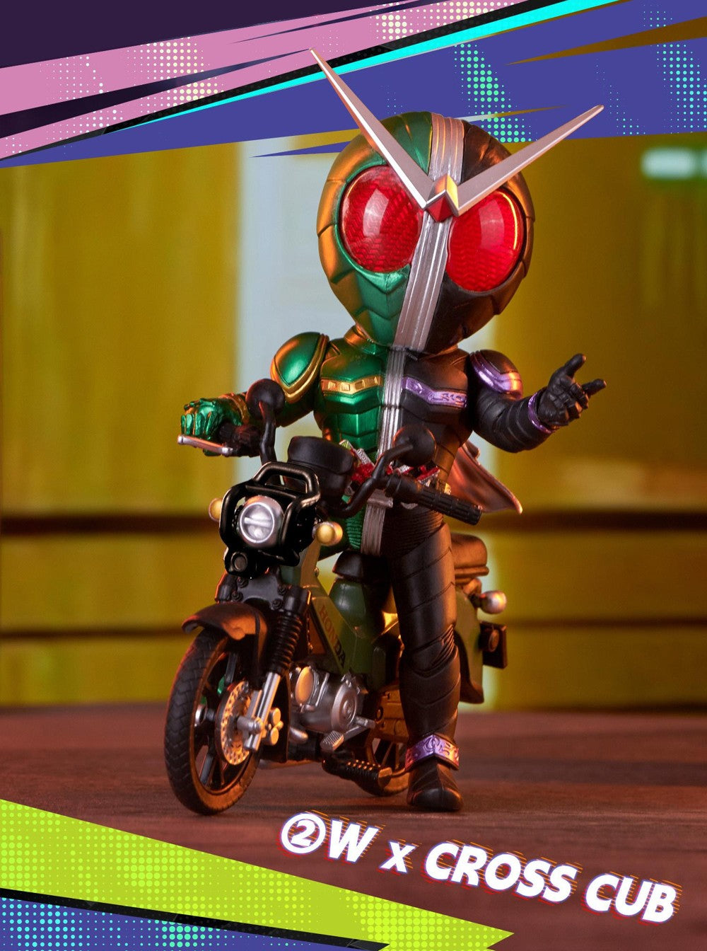 BN Figure Q Kamen Rider x Honda Motorcycle Mini Figure
